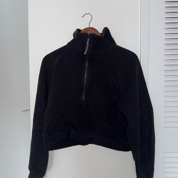 lululemon athletica Tops - Lululemon Scuba Oversized Funnel Neck Half Zip